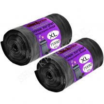 שקיות אשפה חזקות XL  75 על 90 ס''מ