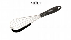 Bake it Up מטרפה נירוסטה בשילוב מרית סיליקון סולתם Bake it Up מטרפה נירוסטה בשילוב מרית סיליקון סולתם