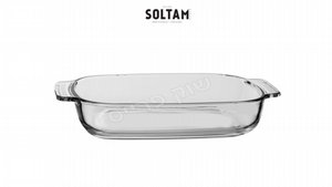 Bake & Serve תבנית מלבנית עם ידיות 2.9 ליטר זכוכית סולתם Bake & Serve תבנית מלבנית עם ידיות 2.9 ליטר זכוכית סולתם