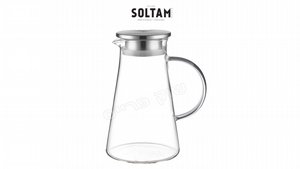 קנקן זכוכית 1.35 ליטר SOLTAM Light Glass קנקן זכוכית 1.35 ליטר SOLTAM Light Glass