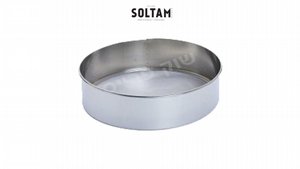 נפה נירוסטה כ-28 ס"מ מסננת ללא ידיות סולתם נפה נירוסטה כ-28 ס"מ מסננת ללא ידיות סולתם