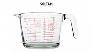 כד מדידה זכוכית 1 ליטר SOLTAM Bake it Up כד מדידה זכוכית 1 ליטר SOLTAM Bake it Up